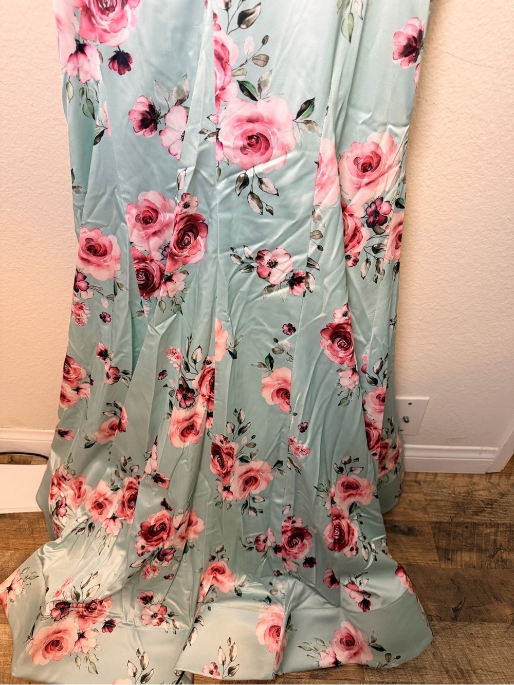 Portia & Scarlett PS26000 Mint Floral Corset Mermaid Gown 12 NWT $499 - Picture 13 of 13